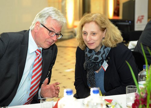 MdB Dr. Daniela de Ridder und Andreas Meyer, Sekretariatsleiter BFTA-Ausschuss