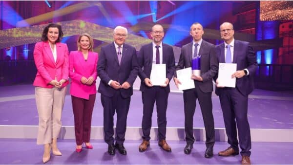 Preisträger des St. Zukunftspreises 2025 mit Bundespräsident und mehr